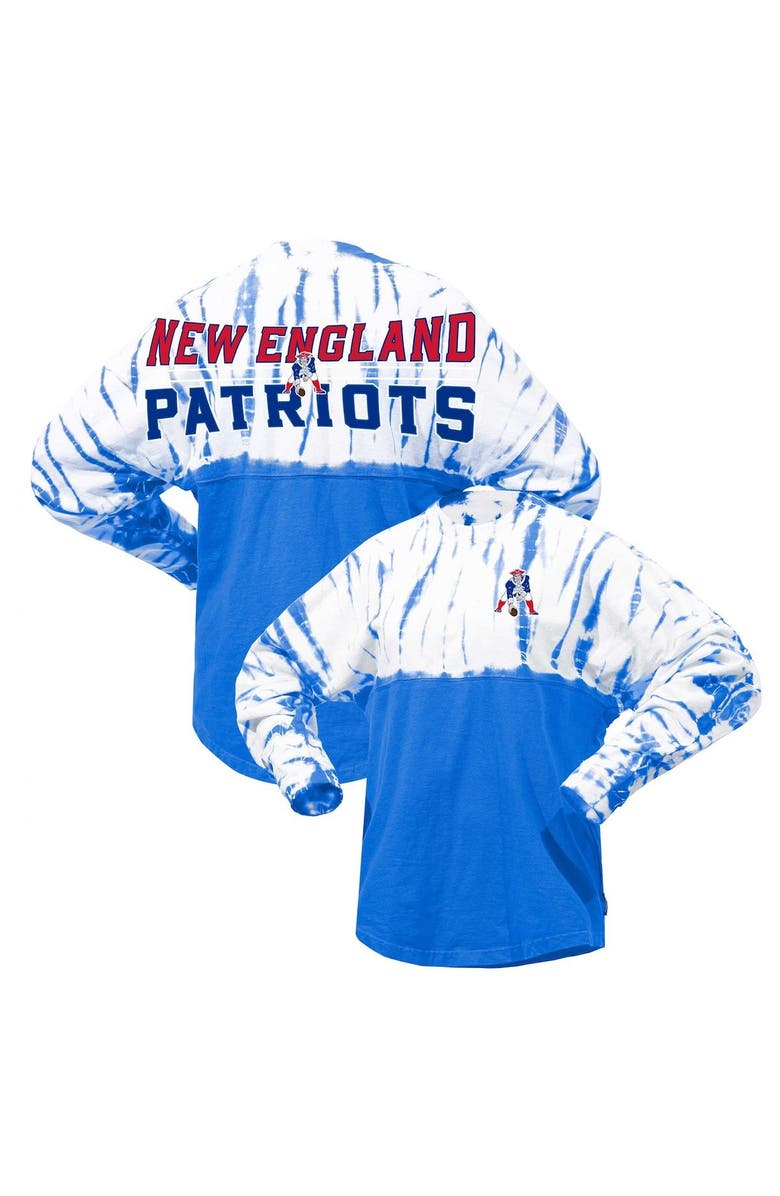 FANATICS Women's Fanatics Branded Royal New England Patriots Vintage Bamboo Spirit Jersey Long Sleeve T-Shirt, Main, color, Royal
