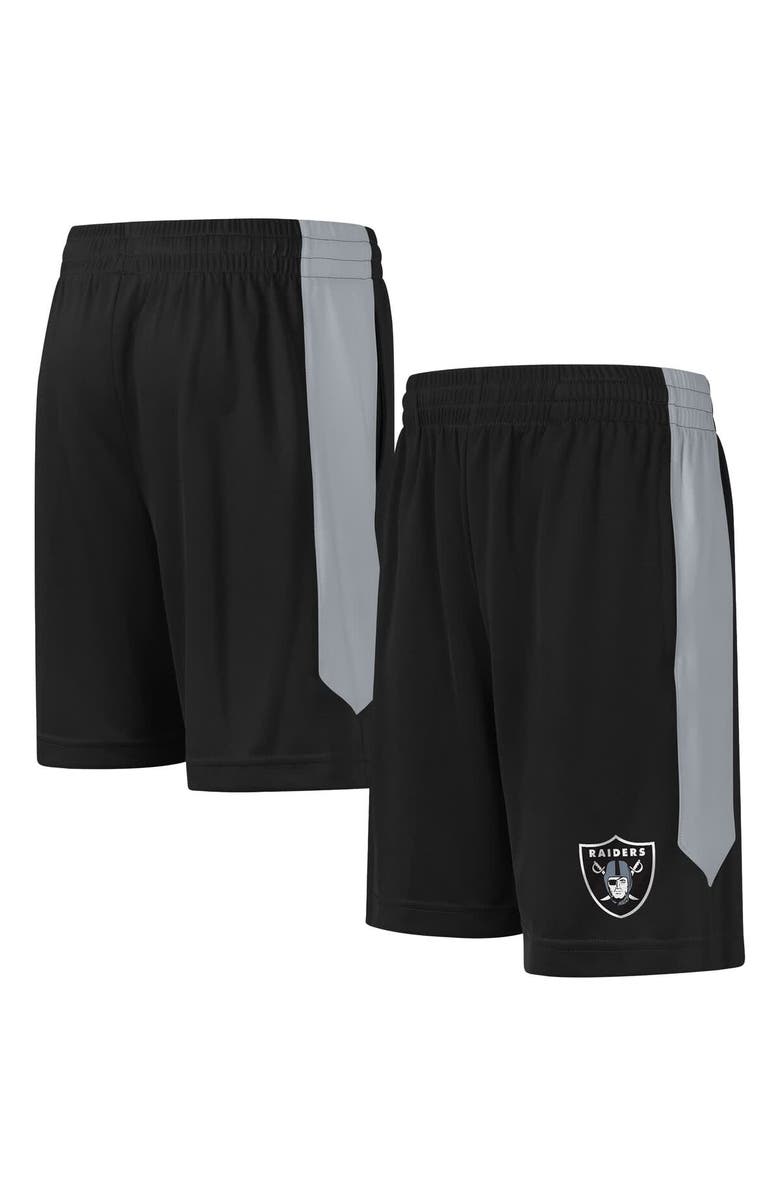 Outerstuff Youth  Black Las Vegas Raiders Fashion Shorts, Alternate, color, Black