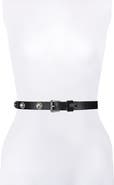 Kurt Geiger London Jewel Stud Leather Belt