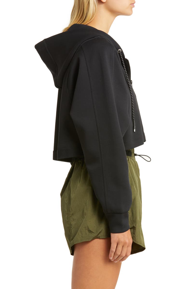 Zella Helium Crop Hoodie Jacket, Alternate, color, 