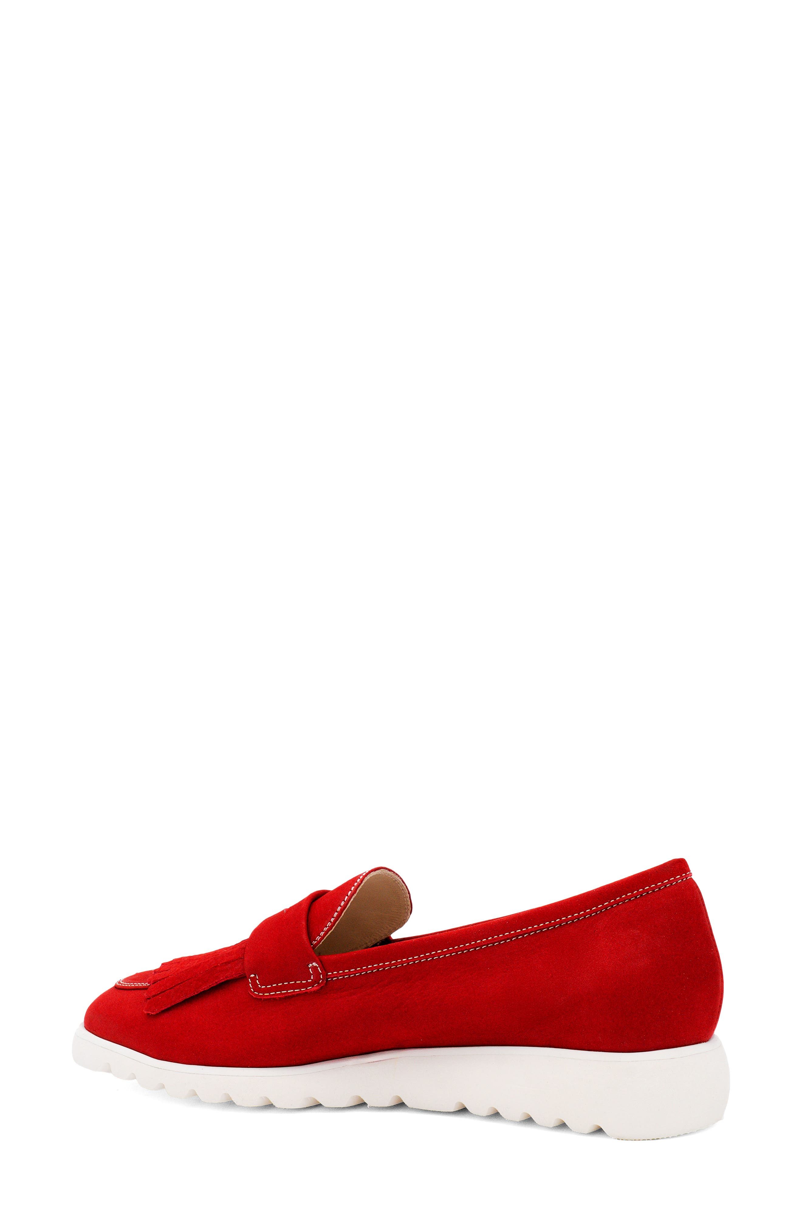 Elemento Fringe Penny Loafer, Alternate, color, ROSSO LONG BEACH