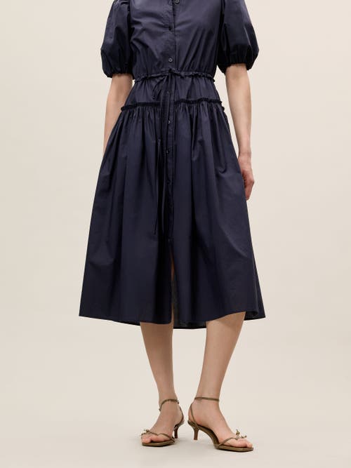 REBECCA TAYLOR REBECCA TAYLOR POPLIN SHIRT DRESS
