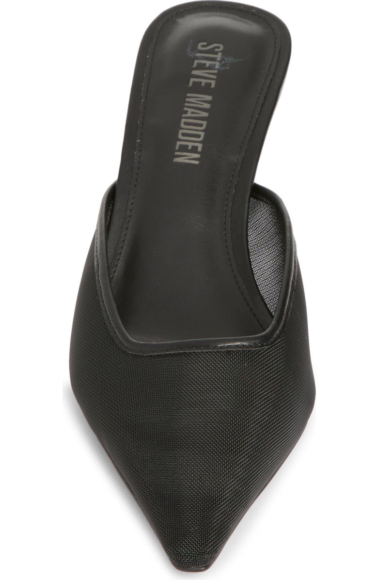 Steve Madden Lisbeth Pointed Toe Mule, Alternate, color, Black Mesh