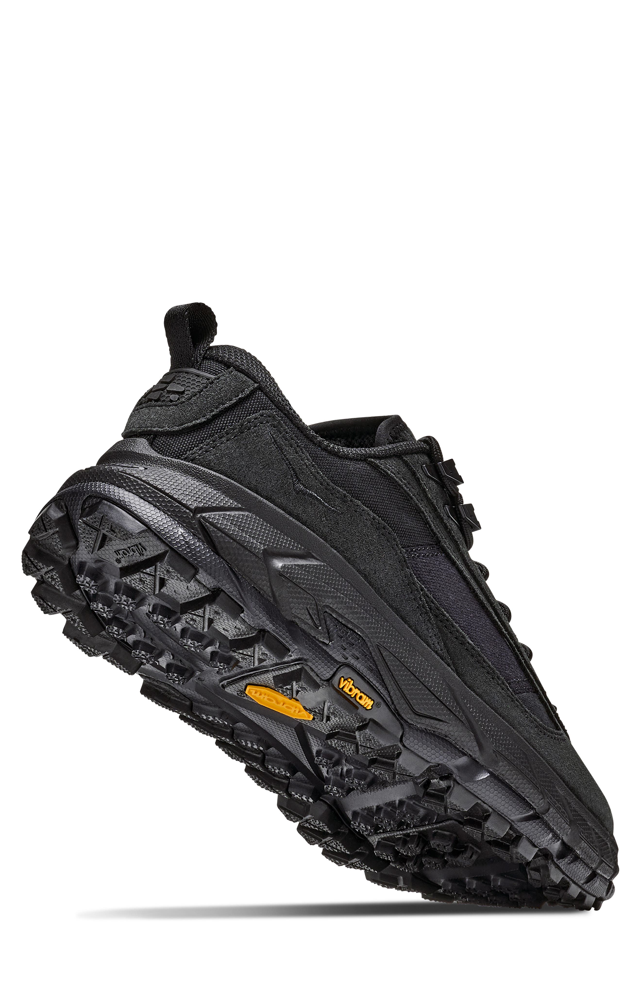 Tor Summit Leather Hiking Sneaker, Alternate, color, BLACK / BLACK