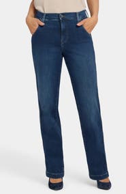 NYDJ Brooke High Waist Loose Straight Leg Jeans
