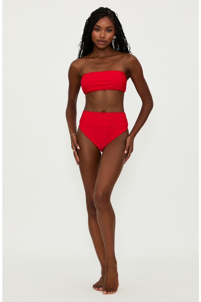 Kelsey Bikini Top, Alternate, color, RED