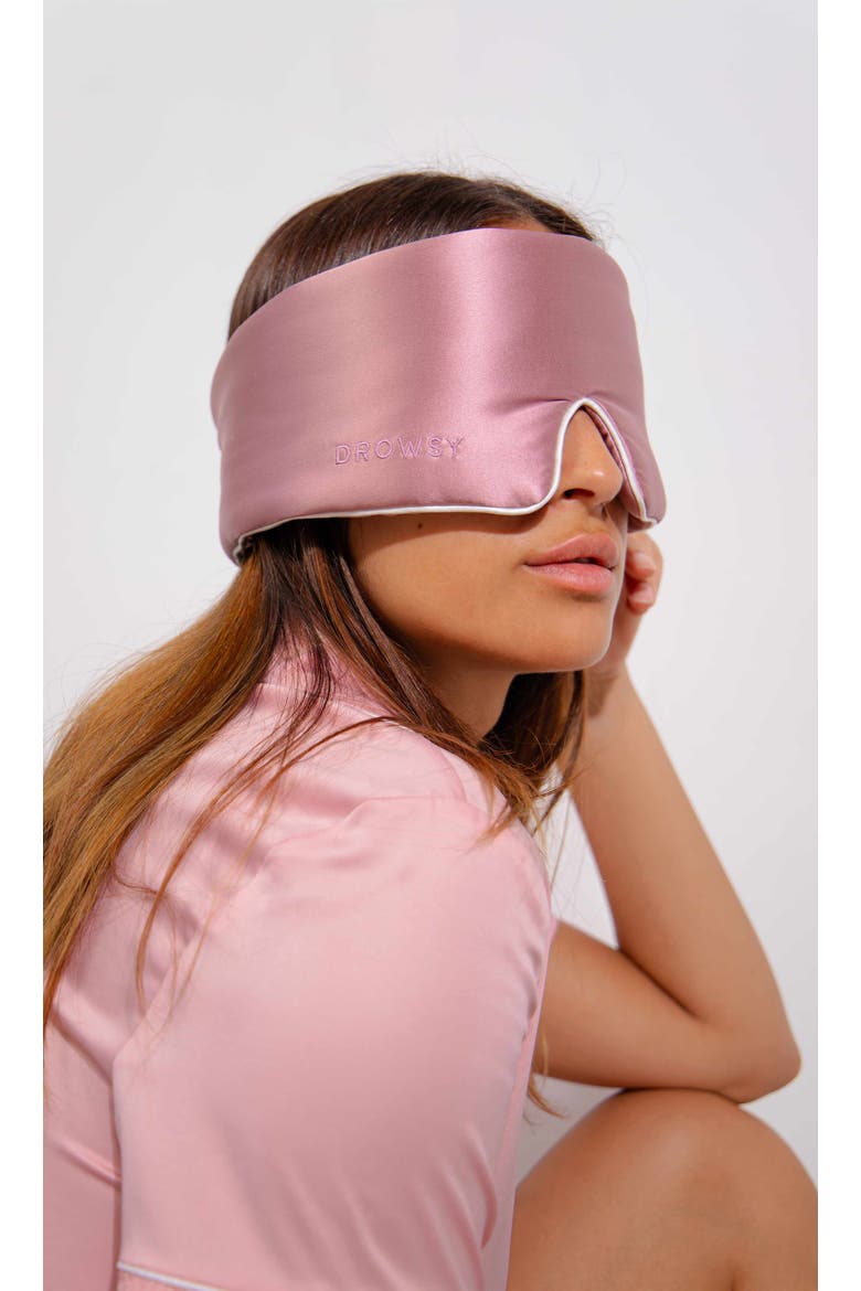 Pipe Dreams Sleep Masks, Alternate, color, Damask Rose