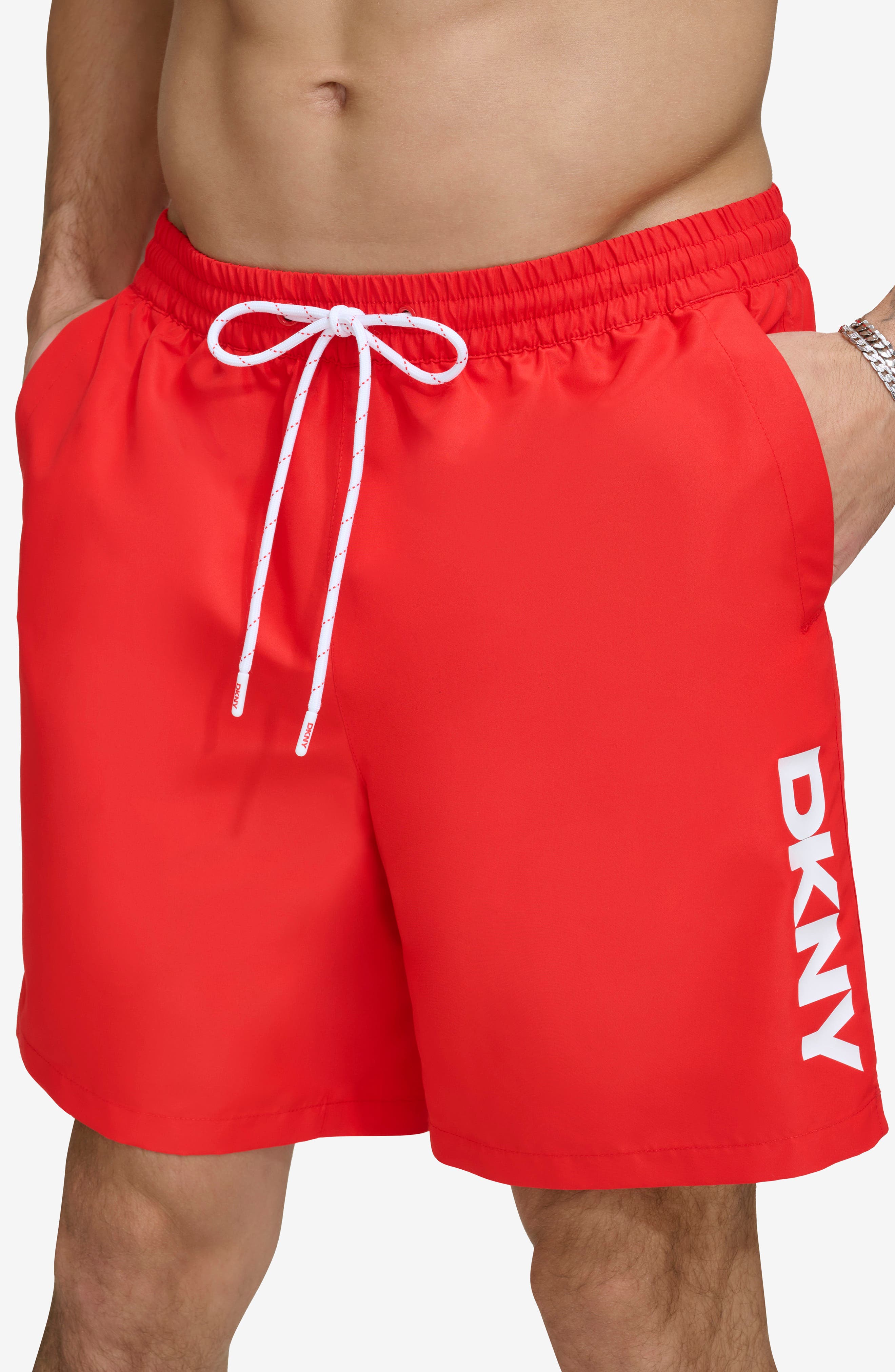 DKNY Core Volley Swim Trunks