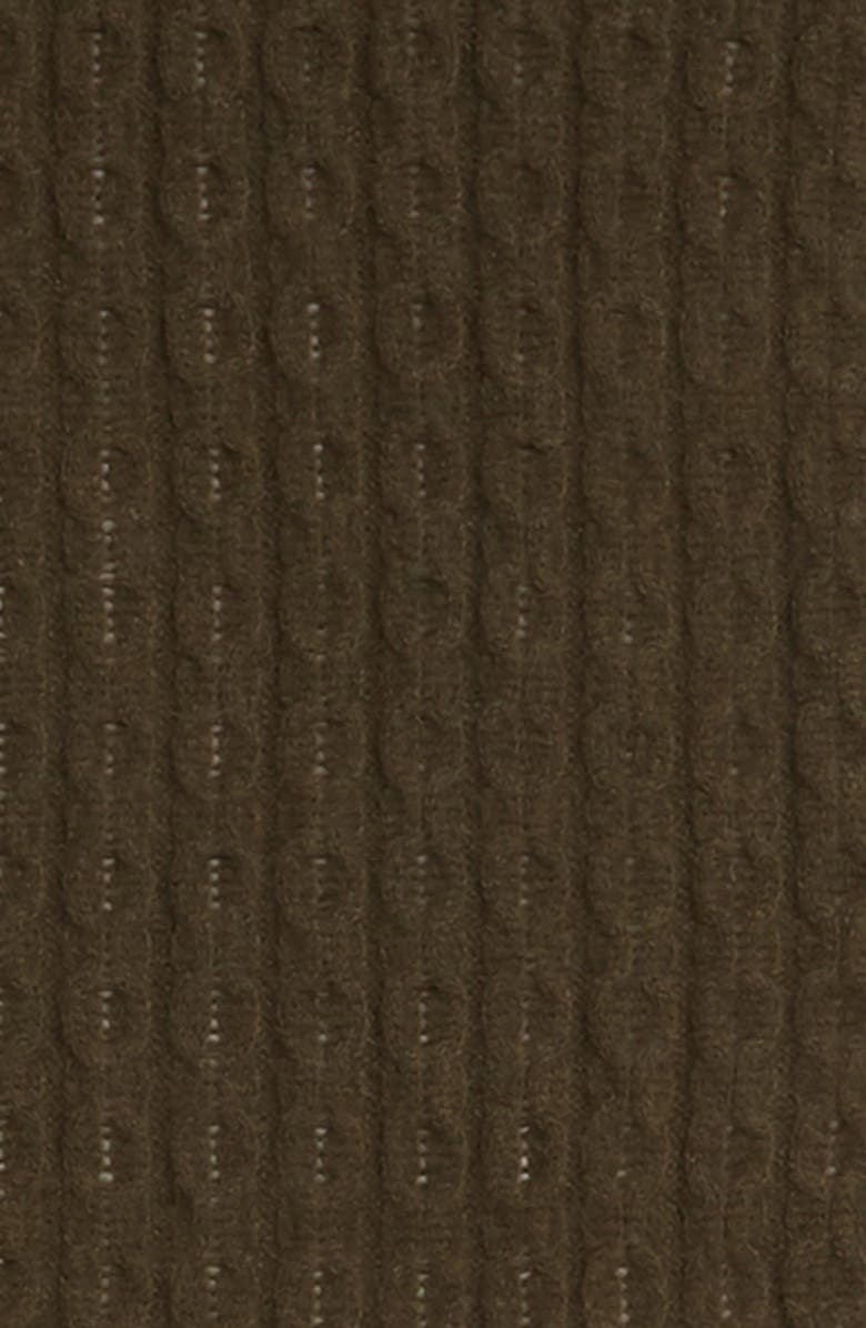 Halogen<sup>®</sup> Cable Knit Cashmere Scarf, Alternate, color, 