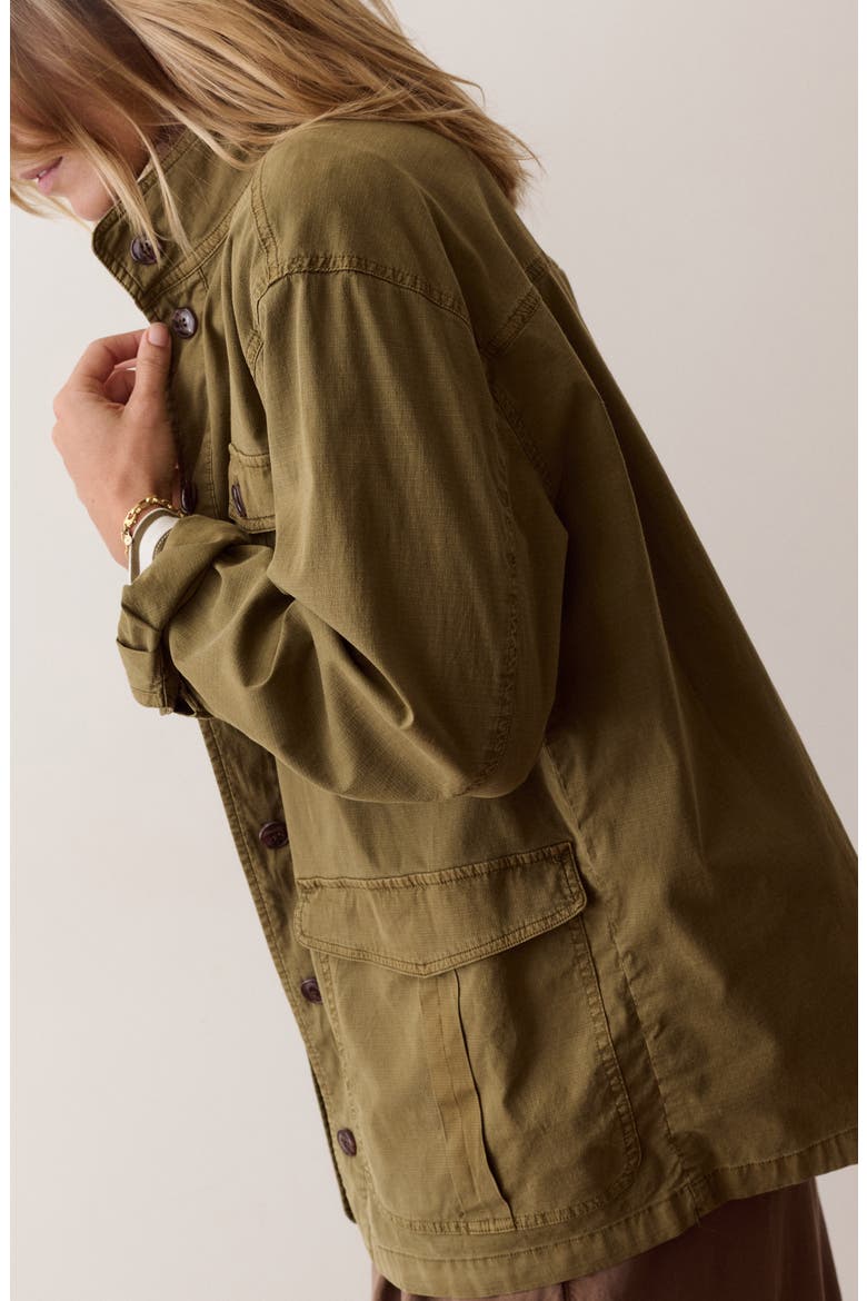 Blake Ripstop Utility Jacket, Alternate, color, DARK OLIVE