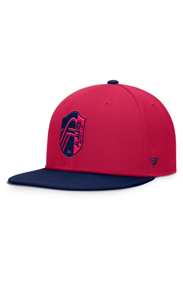 FANATICS Men's Fanatics Red St. Louis City SC Sitter Snapback Hat, Alternate, color, Red