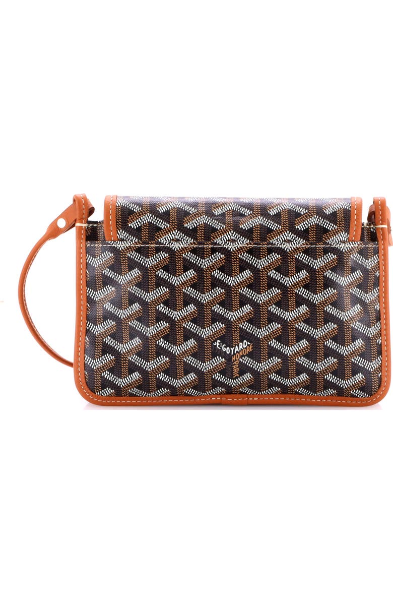 Pre-Owned Goyard Plumet Clutch Wallet Coated Canvas, Alternate, color, Brown