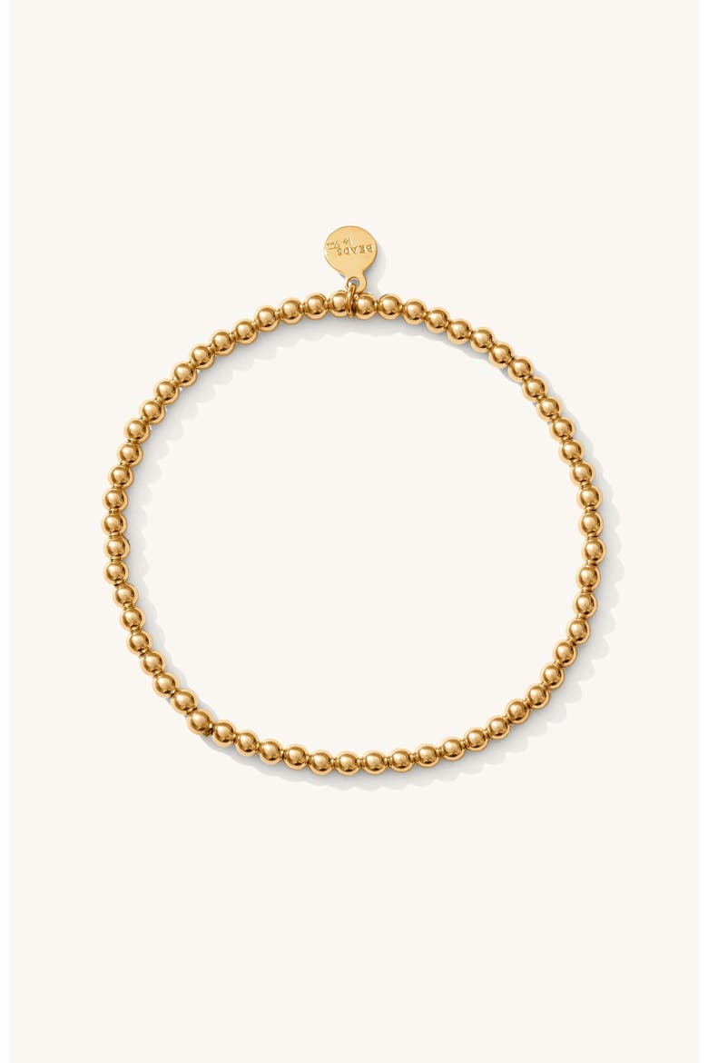 Small Bead Bracelet, Main, color, Gold