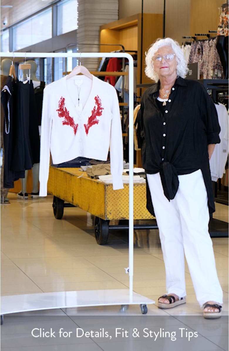 Nikko Beaded Crop Cardigan, sales video thumbnail