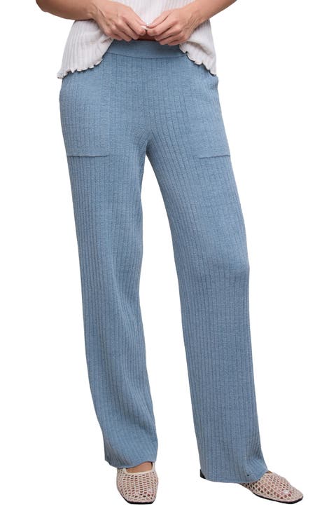 Patch Pocket Ribbed Pants