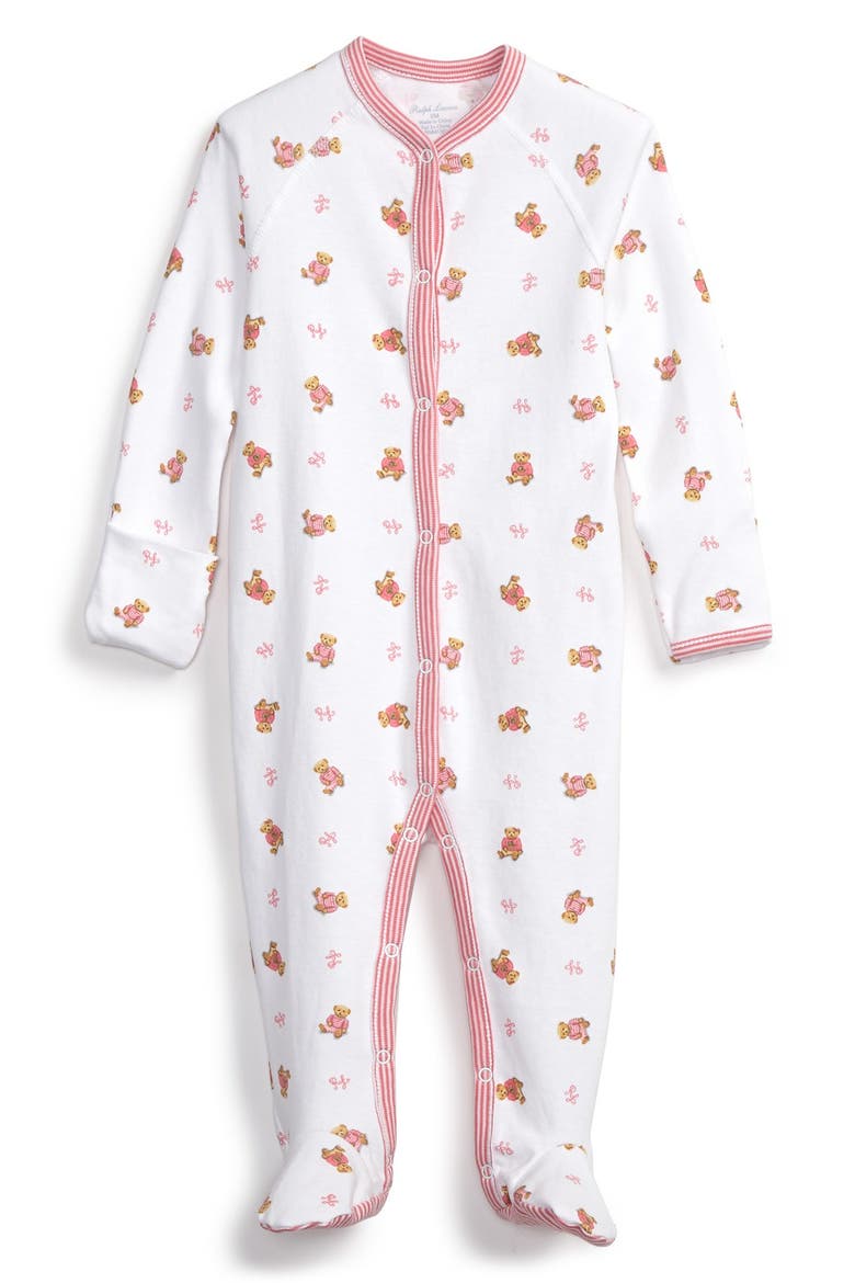 Print Cotton One-Piece, Main, color, PAISLEY PINK MULTI