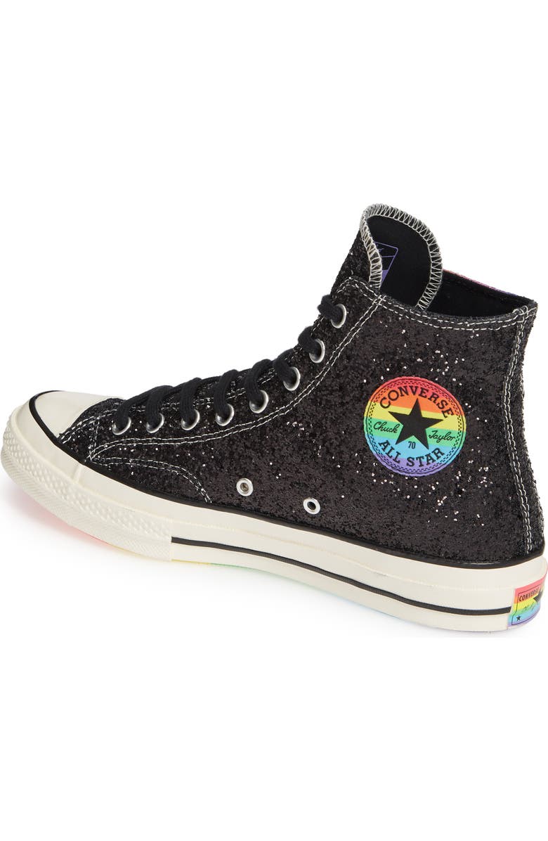 Converse Pride Chuck Taylor<sup>®</sup> All Star<sup>®</sup> High Top Sneaker, Alternate, color,