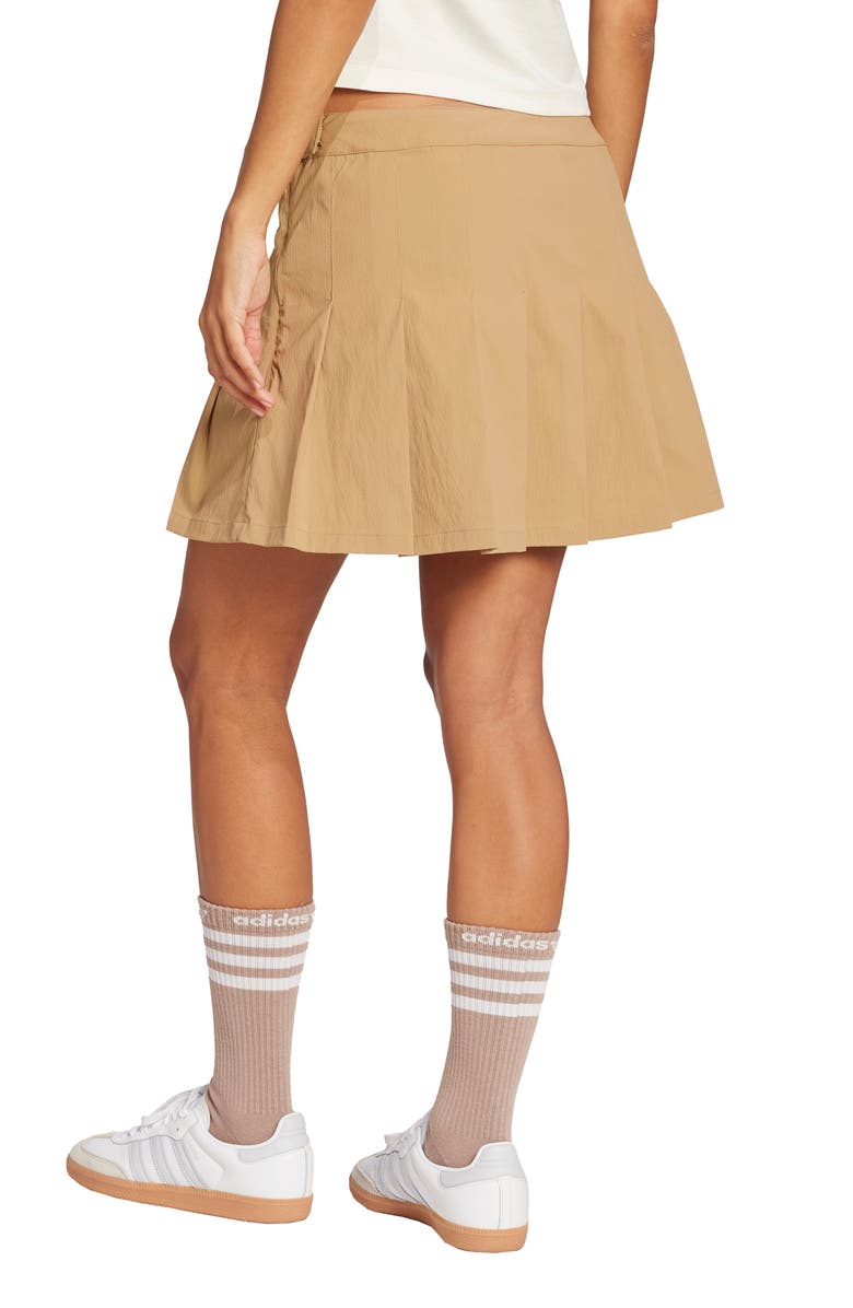 adidas Pleated Skirt, Alternate, color, Cardboard