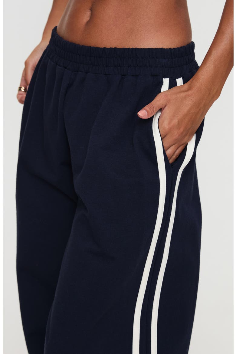 Circuit Cotton Blend Track Pants, Alternate, color, NAVY