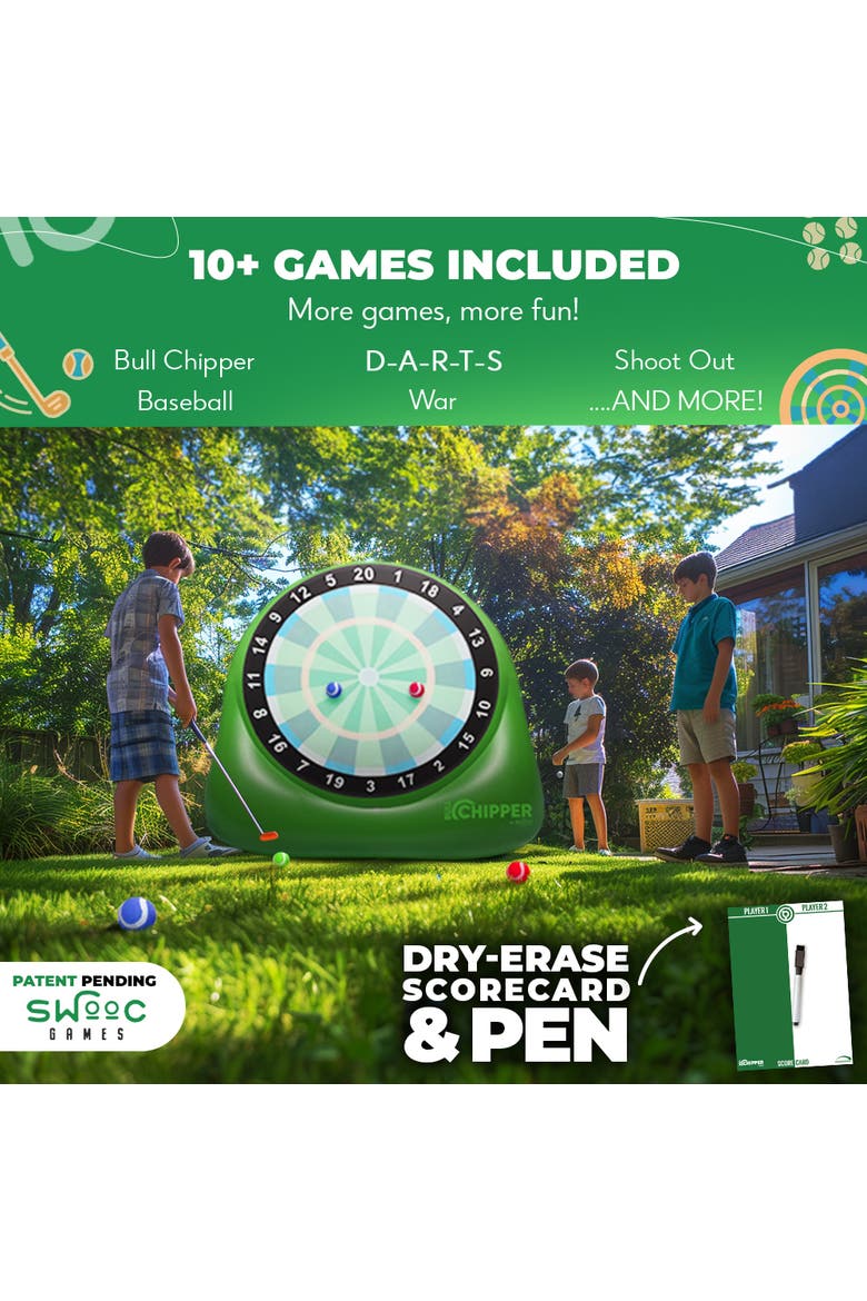 Bull Chipper | Giant Golf Darts, Alternate, color, Green
