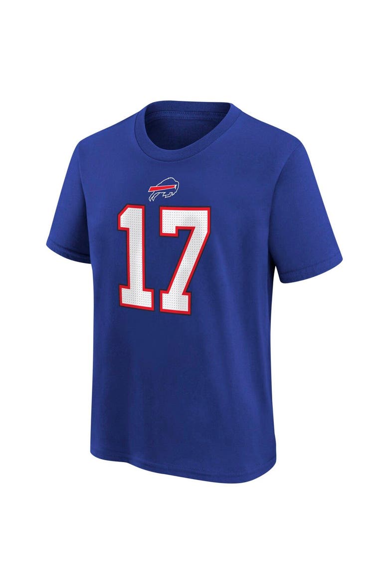 Youth Nike Josh Allen Royal Buffalo Bills Player Name & Number T-Shirt, Alternate, color, Royal