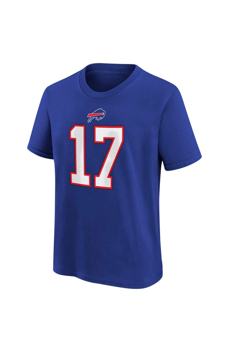 Nike Youth Nike Josh Allen Royal Buffalo Bills Player Name & Number T-Shirt, Alternate, color, Royal