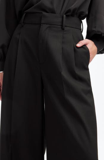 The Harlow Superwide Leg Twill Pants