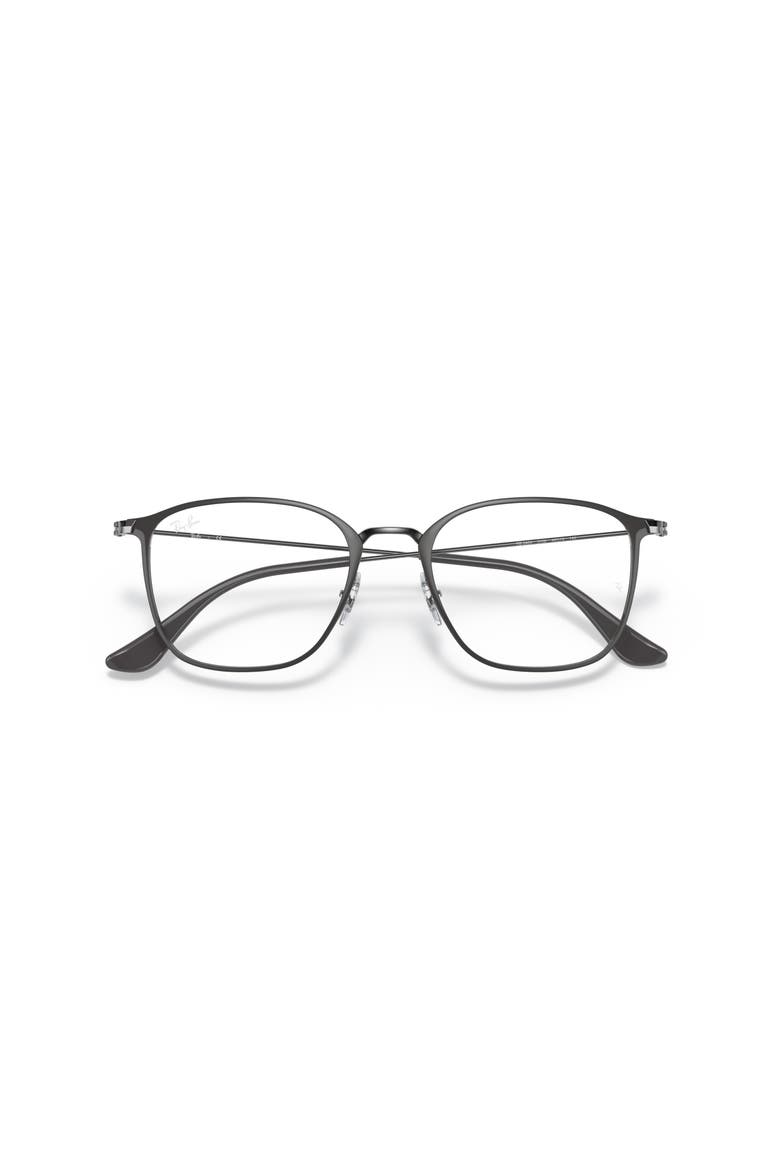 49mm Square optical glasses, Alternate, color, Grey