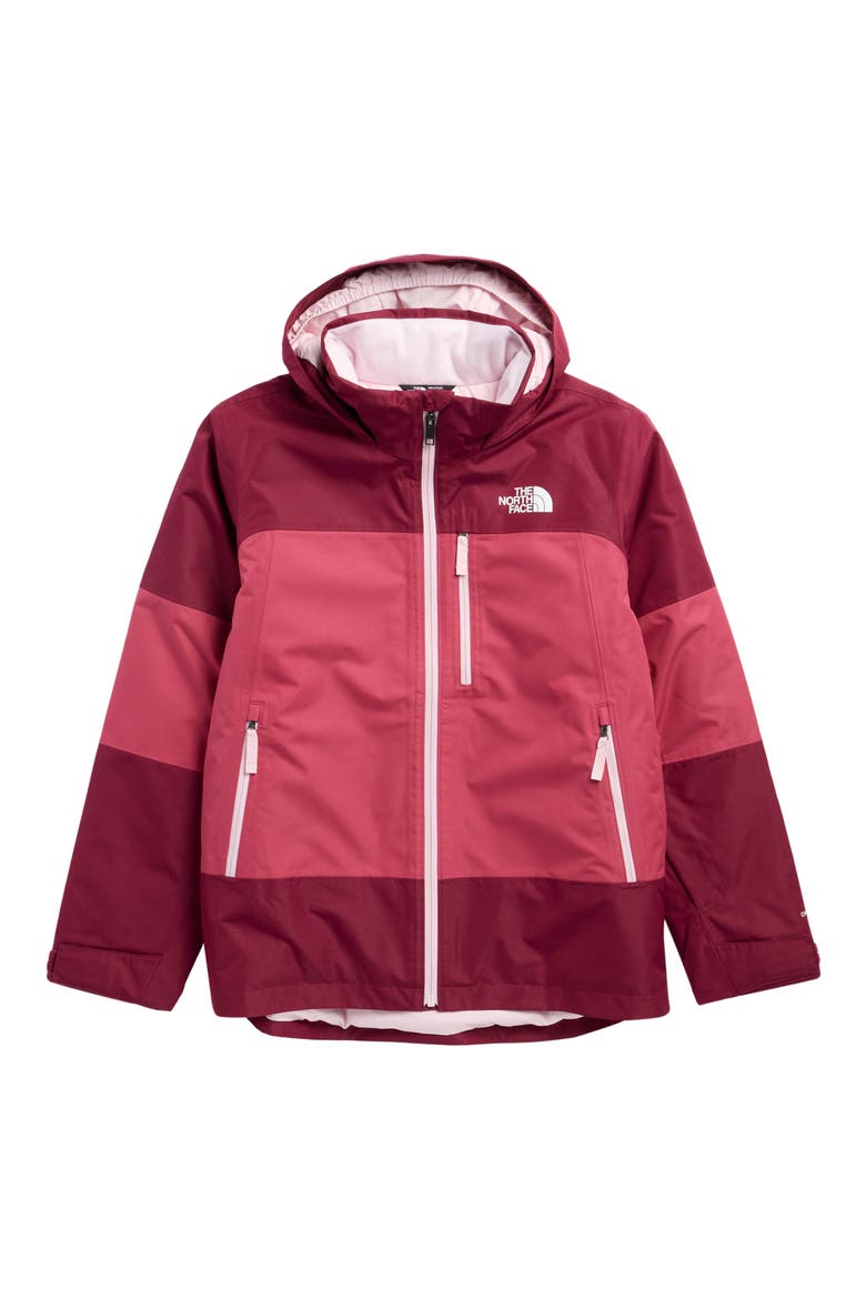 Kids' Freedom Waterproof Insulated Hooded Jacket, Main, color, BURGUNDY CRUSH/ FERMENTED CLAY