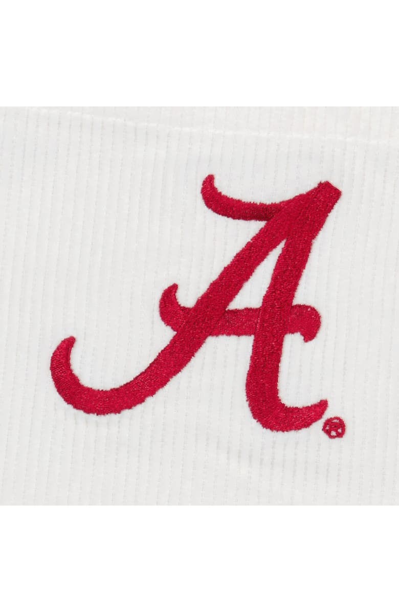 Hype and Vice Women's Hype and Vice White Alabama Crimson Tide Corduroy Button-Up Jacket, Alternate, color, White