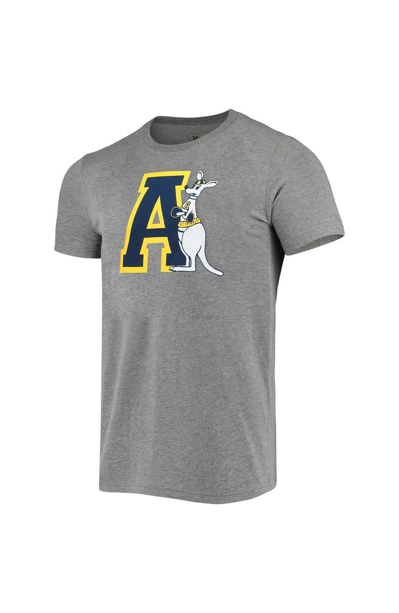 HOMEFIELD Men's Homefield Gray Akron Zips Vintage Zippy T-Shirt, Alternate, color,