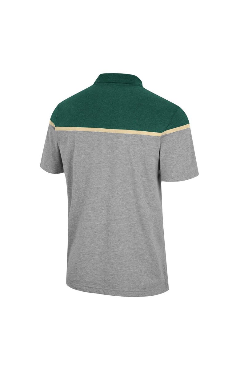 COLOSSEUM Men's Colosseum Heather Gray Colorado State Rams Chamberlain Polo, Alternate, color, 