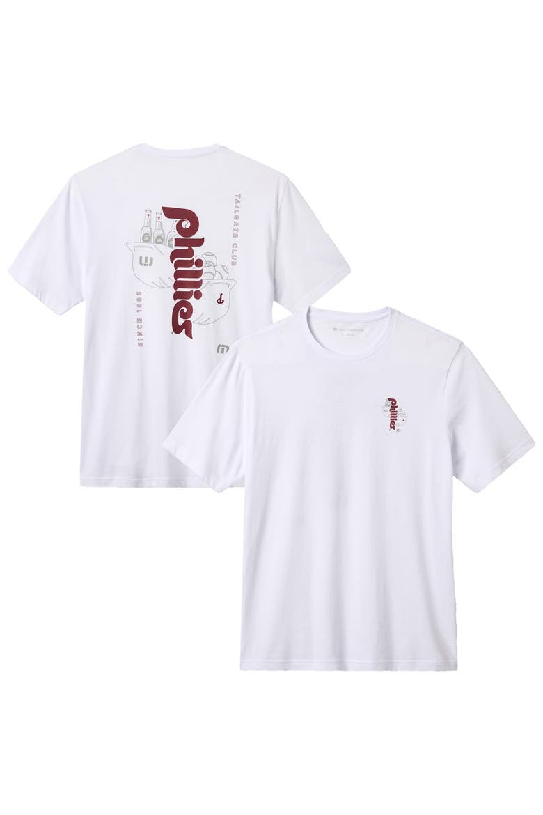 Men's TravisMathew  White Philadelphia Phillies Dugout Dreams T-Shirt, Main, color, White