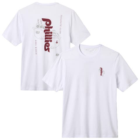 Men's TravisMathew White Philadelphia Phillies Dugout Dreams T-Shirt