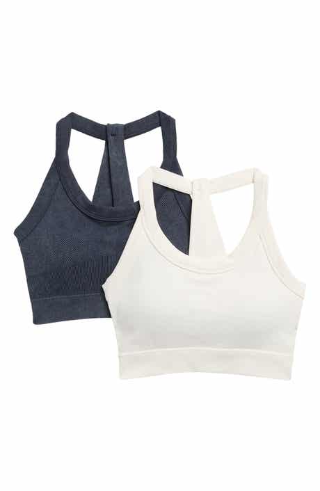 2-Pack Stonewashed Seamless Sports Bras