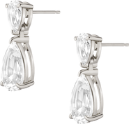 Aurate New York Lab Grown Sapphire Pear Drop Earrings