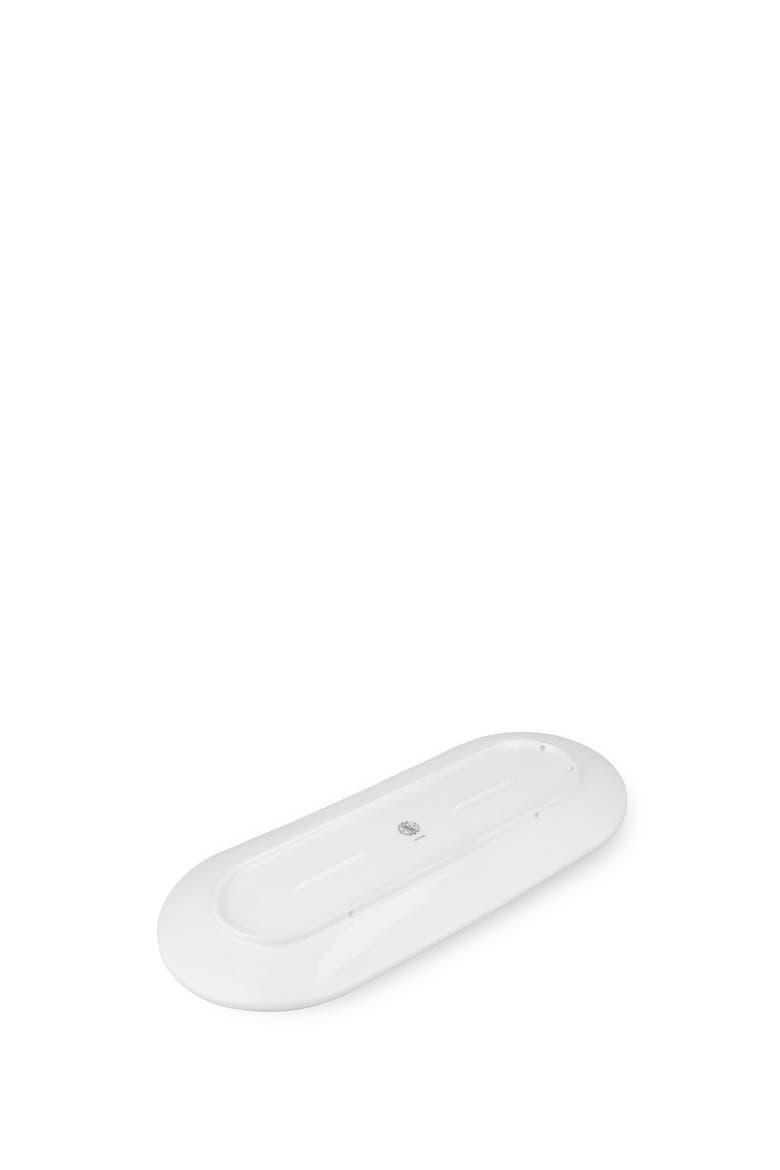 Lyngby Tura Small Oval Serving Dish, Alternate, color, White