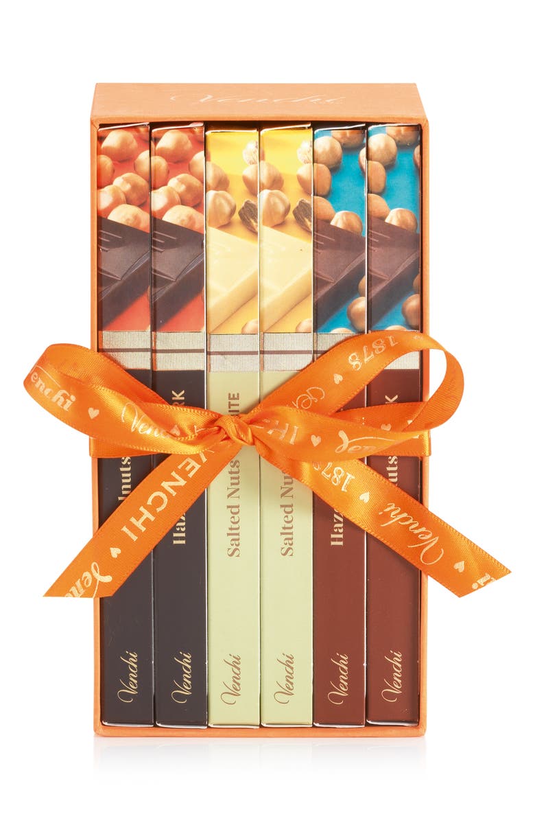 Venchi Mixed Hazelnut Chocolate Bar Bundle, Main, color,