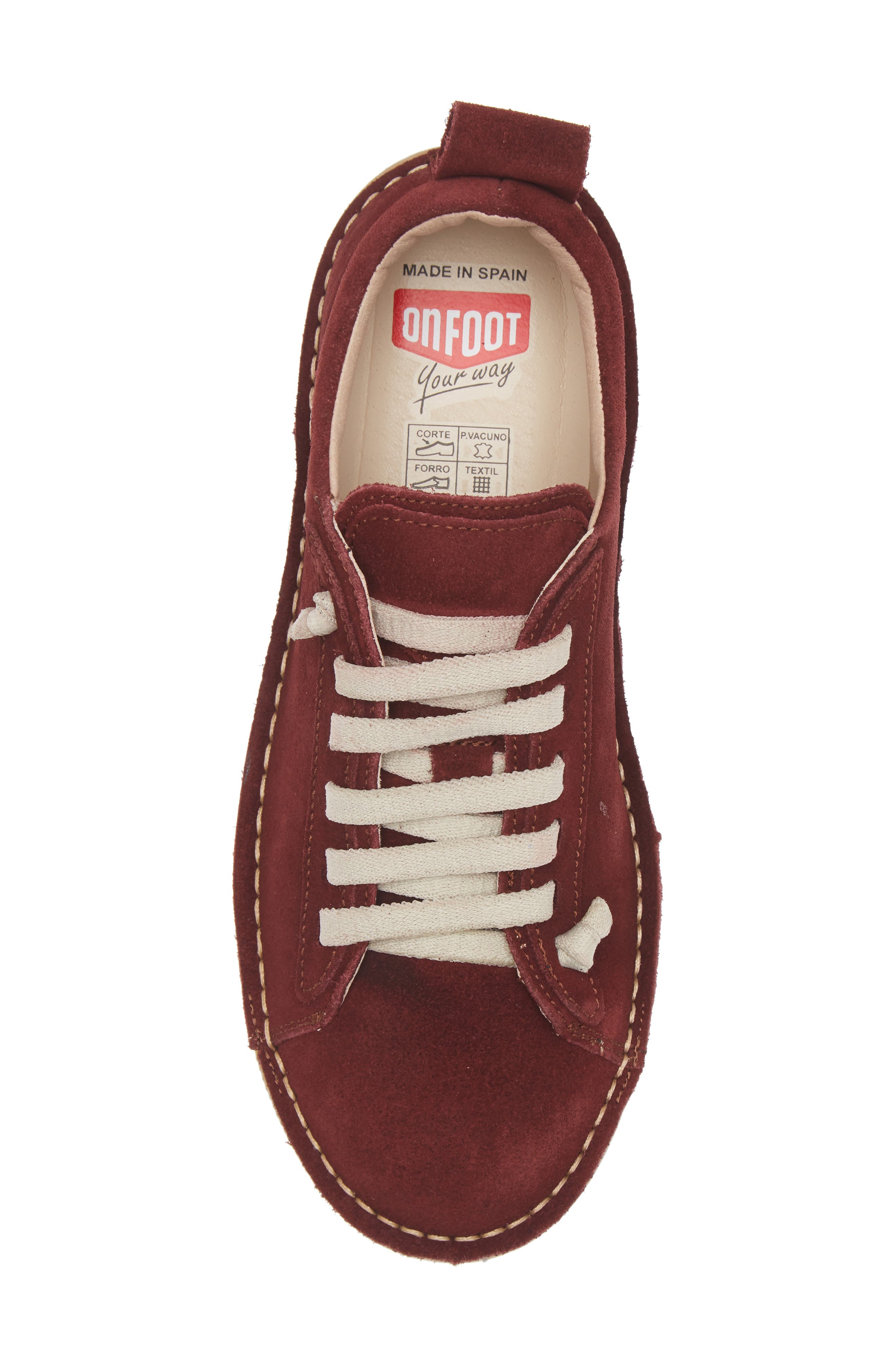 On Foot 30662 Silken Low Top Sneaker, Alternate, color, Velvet