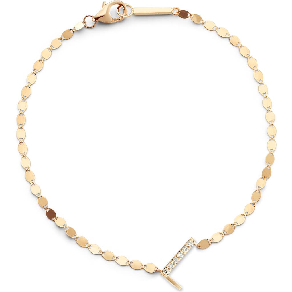 Lana Jewelry Get Personal Diamond Initial Charm Bracelet In Multi