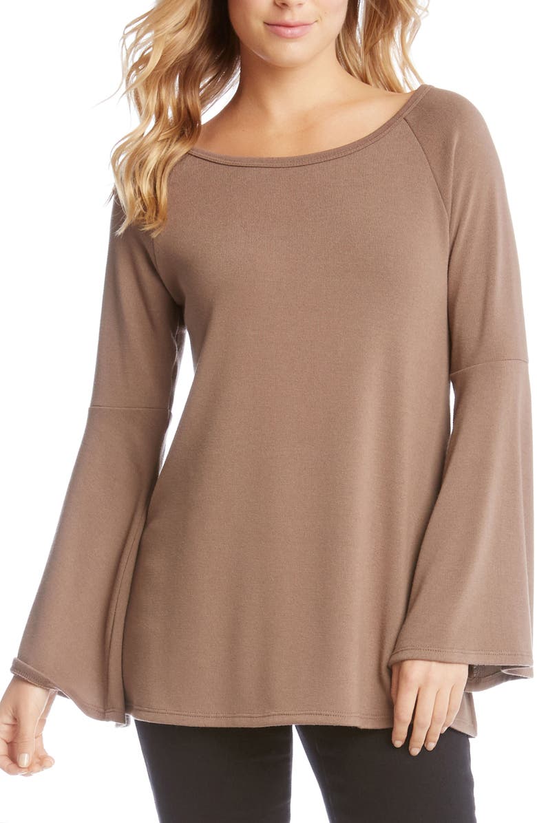 Karen Kane Bell Sleeve Sweater, Main, color, 