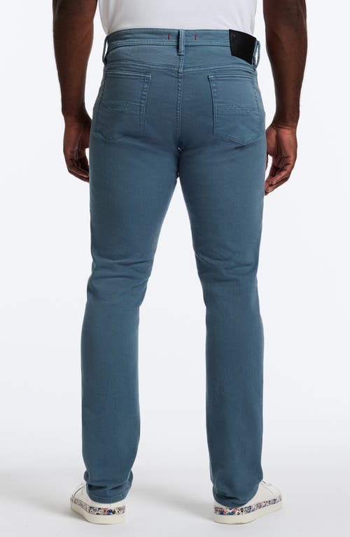 Robert Graham Madsen Stretch Straight Leg Jeans In Slate Blue