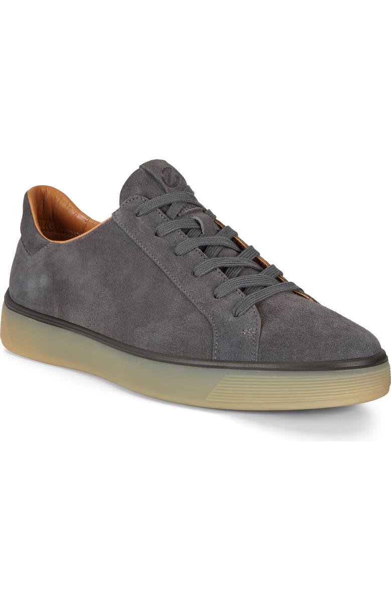 ECCO Street Tray Suede Sneaker, Main, color,