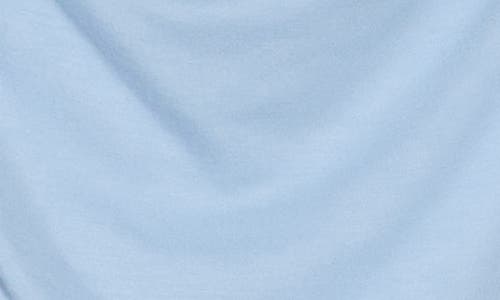 Elodie Off The Shoulder Cap Sleeve Ruched Top In Sky Blue