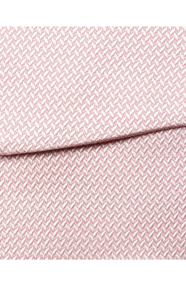 Eton Pink Textured Silk Bow Tie, Alternate, color, Medium Pink