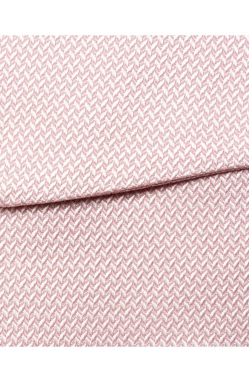 Eton Pink Textured Silk Bow Tie In Medium Pink