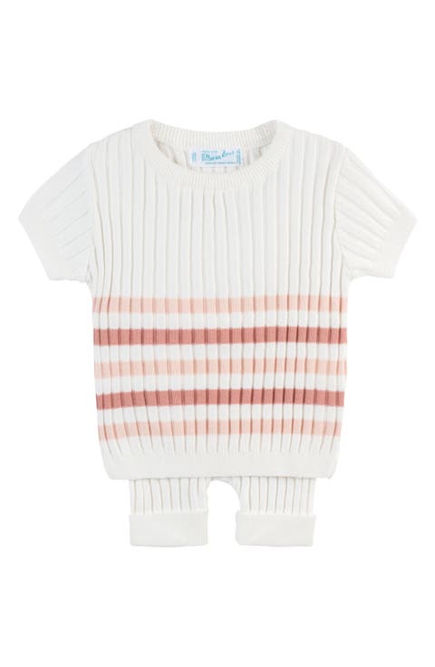 Stripe Rib Knit Top & Pants Set (Baby)