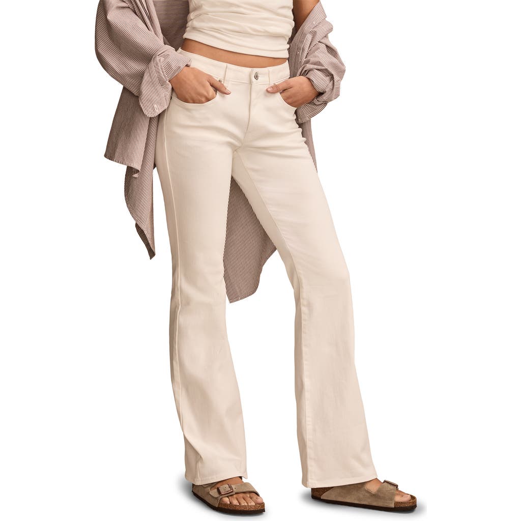 Lucky Brand Women's Low-rise Flare-leg Jeans In White
