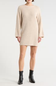 Lush Long Sleeve Sweater Dress
