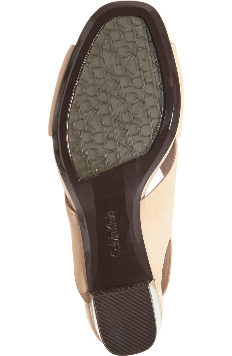 Calvin Klein 'Cindya' Slingback Sandal, Alternate, color,
